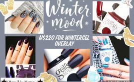 WINTER NAILS!  July & August 2023 only N$220 Gel overlay